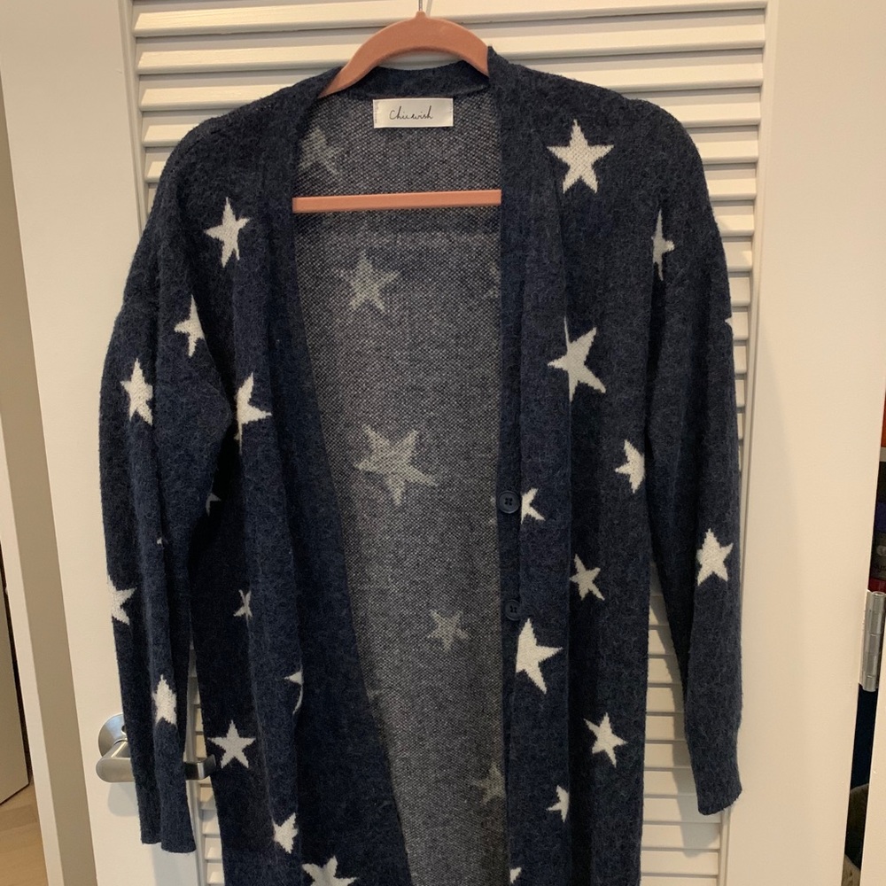 Chic Wish Star Cardigan O/S